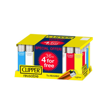 40 Clipper CP11R Classic Grande Flint Solid Isqueiros de Marca - CL1C005UKH