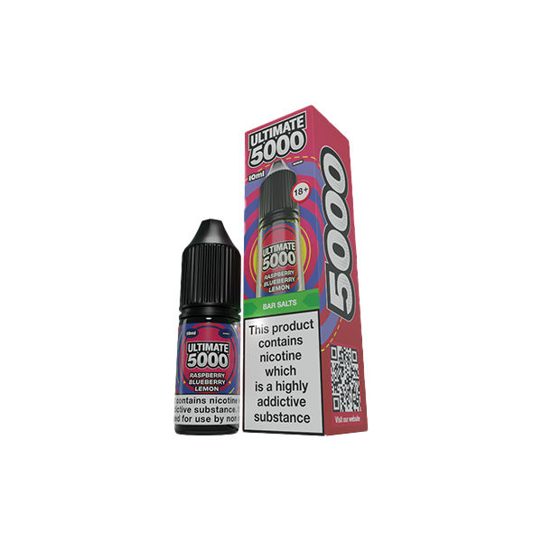 Sal de nicotina Ultimate 5000 de 5 mg y 10 ml (50 VG/50 PG)