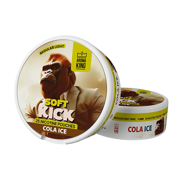 Bolsitas de nicotina Aroma King Soft Kick de 10 mg: 25 bolsitas