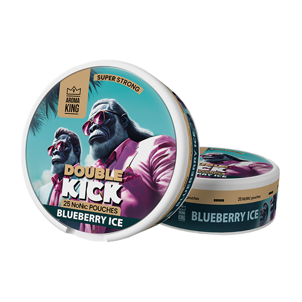 Bolsitas de 50 mg de Aroma King Double Kick NoNic - 25 bolsitas