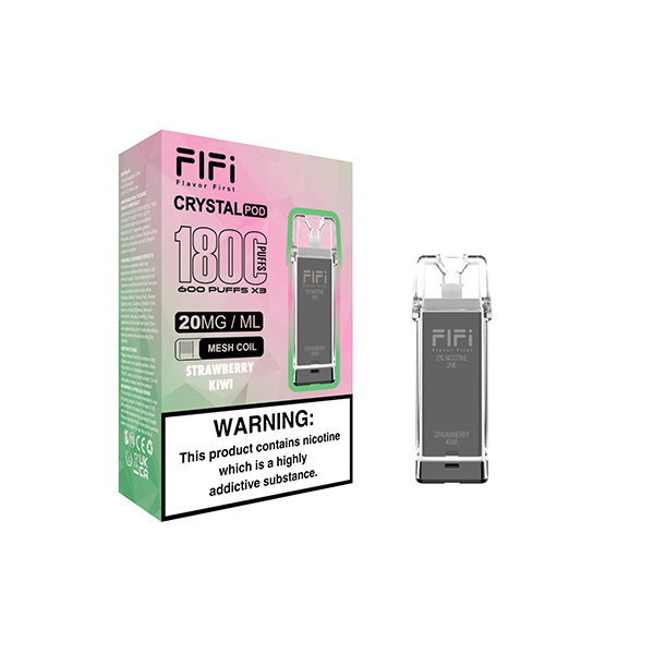 Cápsulas de repuesto FLFI Crystal de 2 ml y 1800 inhalaciones