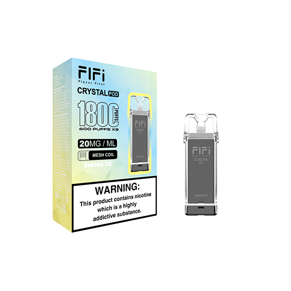 Cápsulas de repuesto FLFI Crystal de 2 ml y 1800 inhalaciones