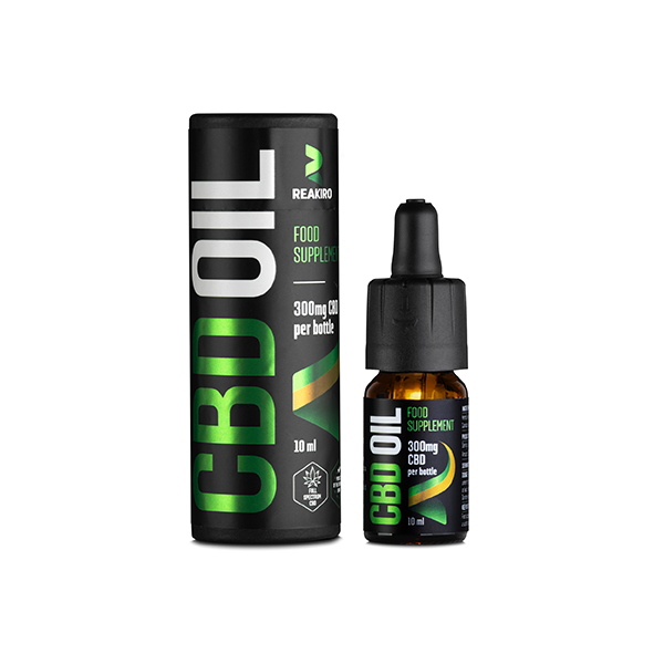 Reakiro 300mg CBD Oil 3% Full Spectrum - 10ml (COMPRE 1 E GANHE 1 GRÁTIS)