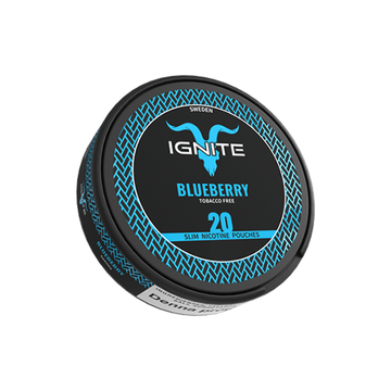 Bolsitas de nicotina Ignite Blueberry Slim de 20 mg (20 bolsitas)