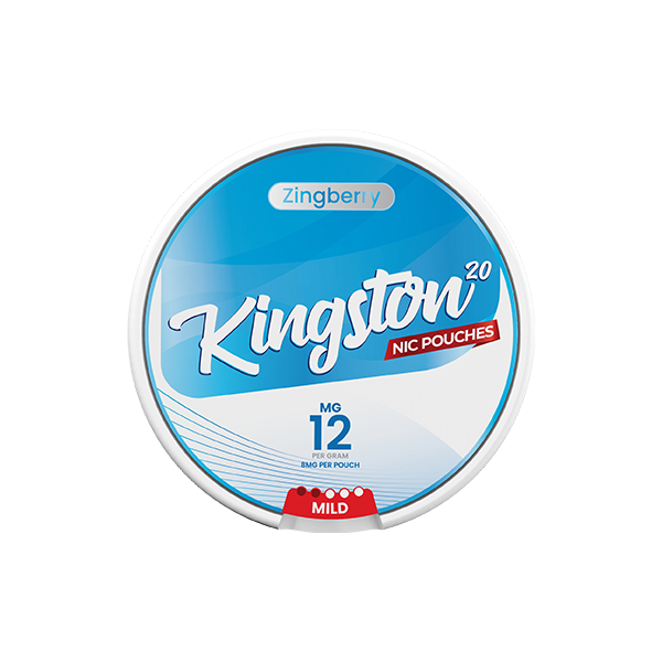 12mg Kingston Nicotina Bolsas - 20 Bolsas