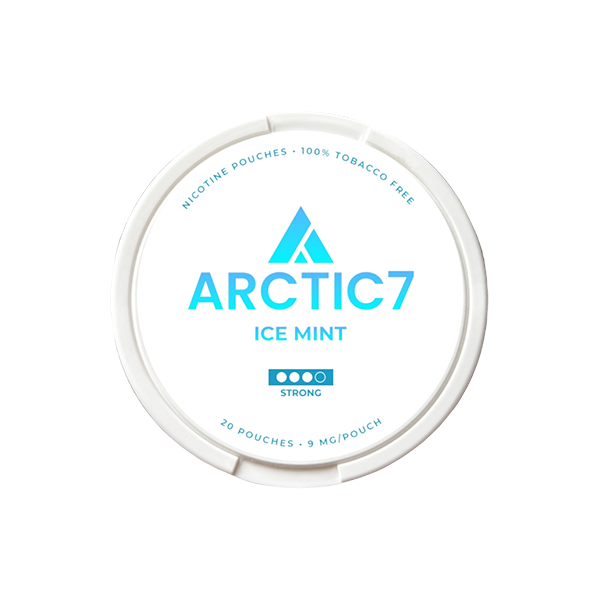 9mg Arctic7 Ice Mint Slim Nicotina Bolsas - 20 Bolsas