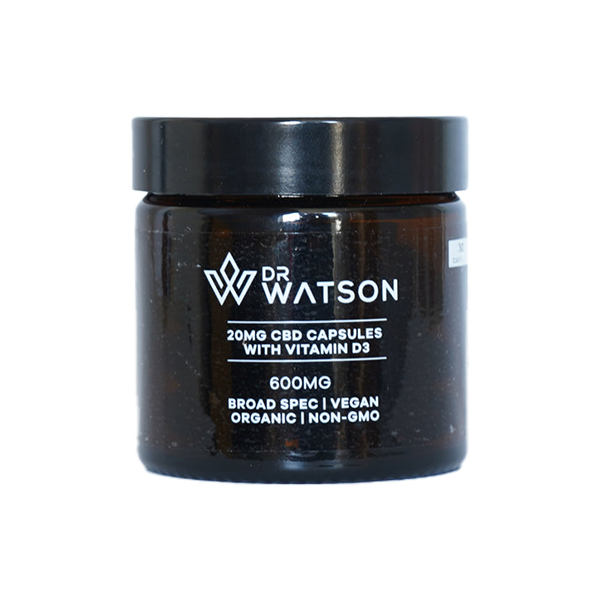 Cápsulas de CBD Dr Watson 600mg - 30 cápsulas