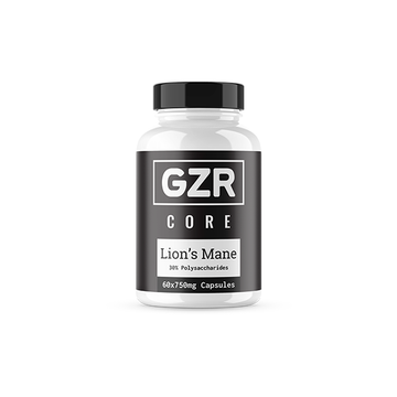 GZR 750mg Lions Mane Capsules - 60 Capsules