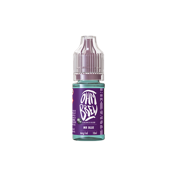 12mg Ohm Brew Balanced Blend 10ml Nic Sais (50VG/50PG)