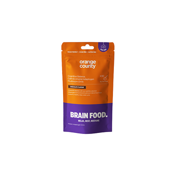 Orange County 90000mg BRAIN FOOD Calm &amp; Unwind Pó Sabor Chocolate - 240g