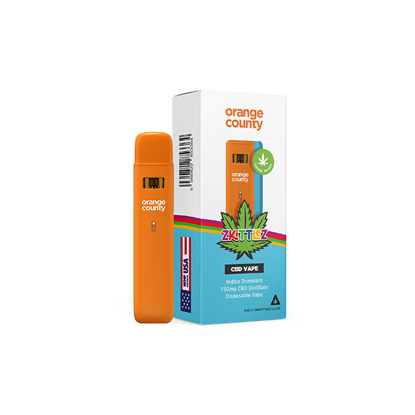 Bolígrafo vaporizador desechable de CBD de 750 mg del condado de Orange, 1 ml