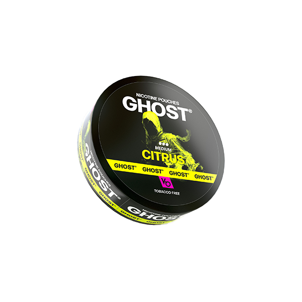 16mg Ghost Medium Nicotine Pouches - 20 bolsas