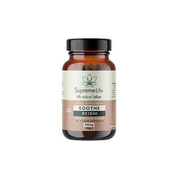 Supreme Life 500mg Soothe Reishi Cápsulas Veganas - 60 Cápsulas