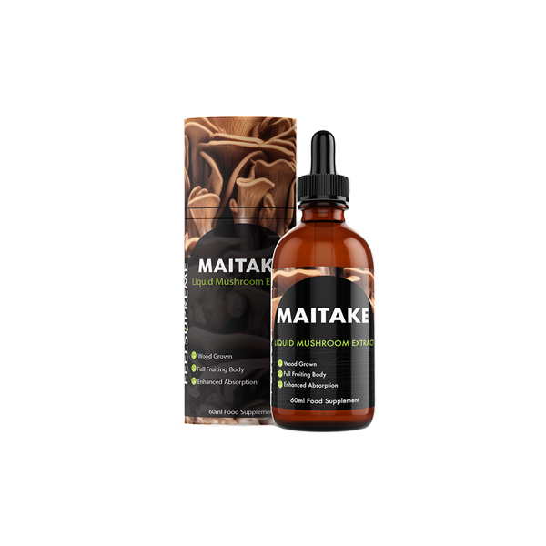 Sinta o líquido de cogumelo Maitake Supreme 60ml