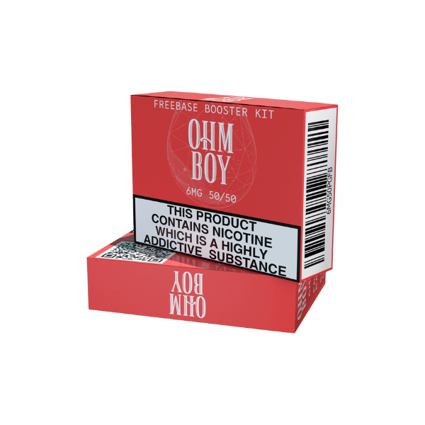 Kit de reforço Ohm Boy Longfill de 6 mg Freebase (50VG/50PG)