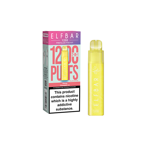 20mg ELF Bar 1200 Multi Edition Kit de cápsulas pré-preenchidas 1200 Puffs