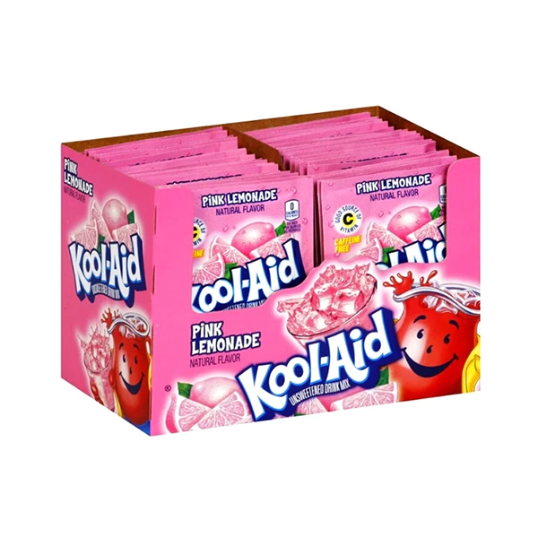 Mistura para bebida sem açúcar USA Kool-Aid - 48 pacotes