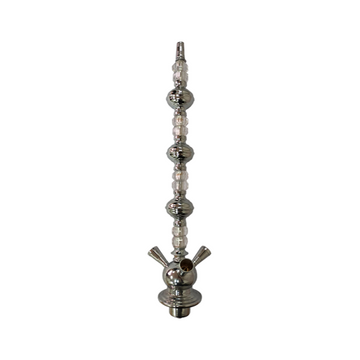 Large Glass Metal Shisha Stem - Assorted Colours