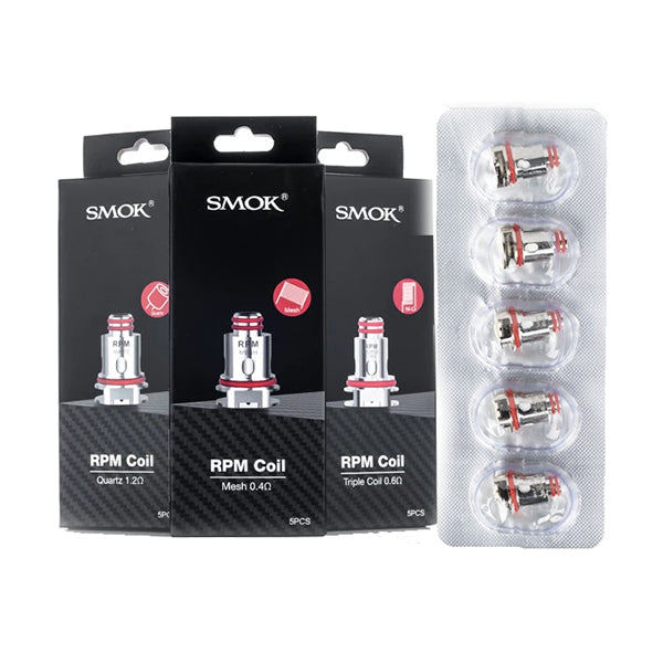 Smok RPM Replacement Coils - 0.6Ω/0.4Ω/1.2Ω/1.0Ω/Mesh MTL Coil 0.3 Ohm/DC MTL 0.8ohm