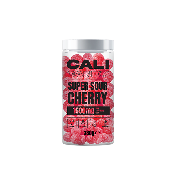 Caramelos veganos CALI CANDY con CBD de 1500 mg (grandes) - 10 sabores