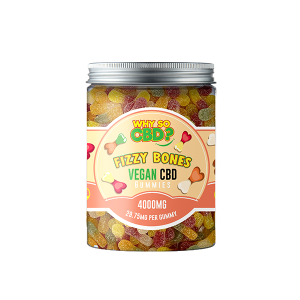 ¿Por qué tanto CBD? Gomitas veganas grandes con 4000 mg de CBD (11 sabores)