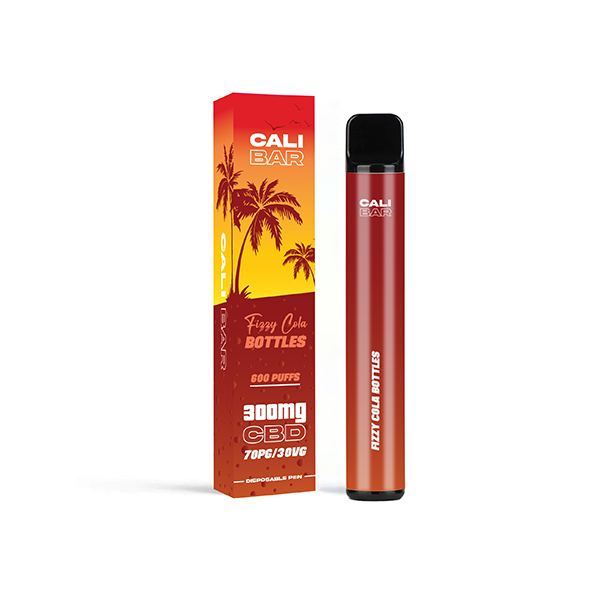 Dispositivo de vapeo desechable CALI BAR CBD de 300 mg, 600 bocanadas