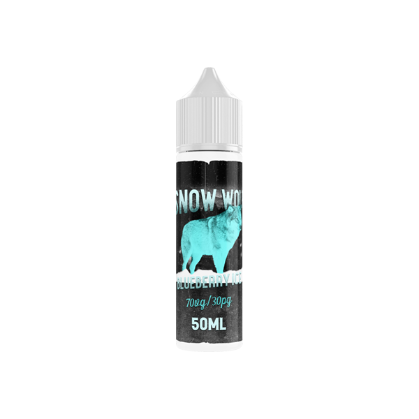 Lobo de nieve 50 ml, relleno corto, 0 mg (70 VG/30 PG)