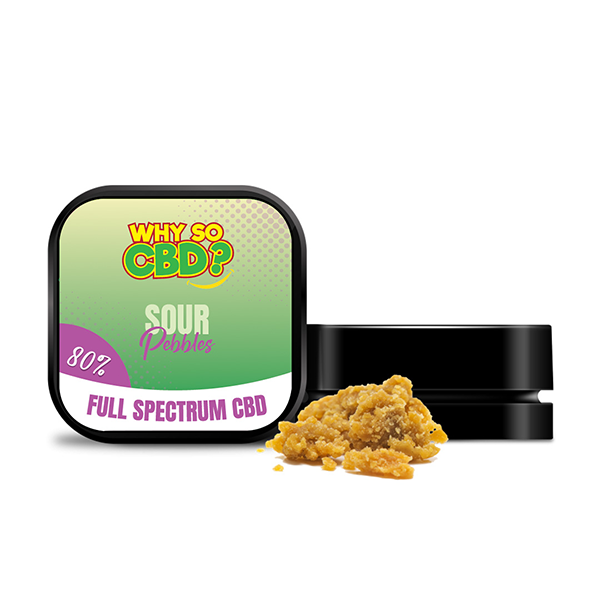 Por que tanto CBD? 80% Full Spectrum CBD Crumble 5g