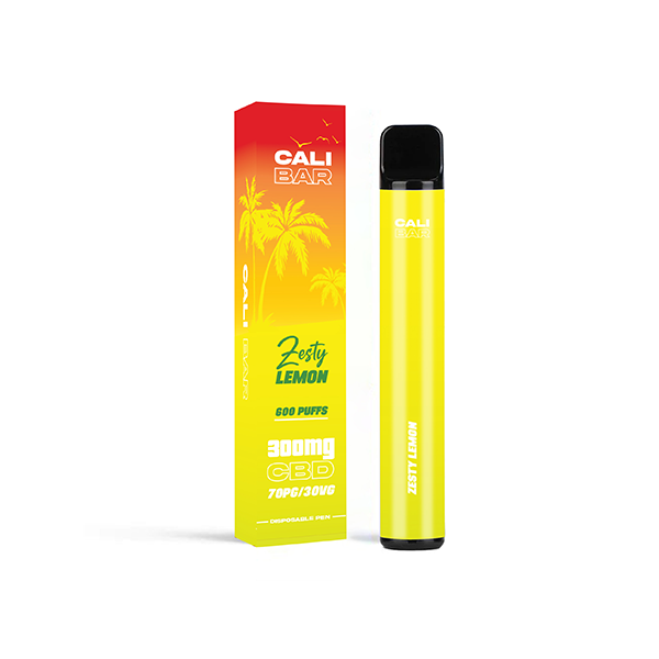 Dispositivo de vapeo desechable CALI BAR CBD de 300 mg, 600 bocanadas