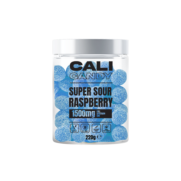 CALI CANDY MAX 1500mg CBD de espectro total Doces veganos - 10 sabores