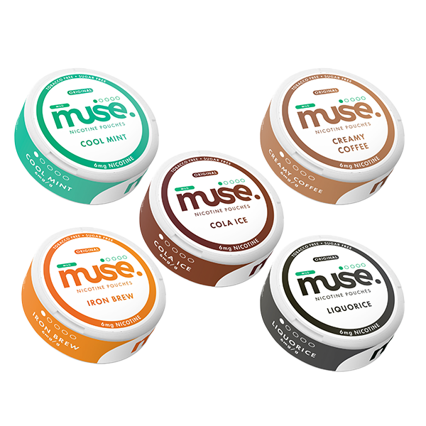 6mg Muse Original Nicotine Pouches - 20 bolsas