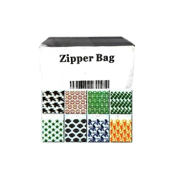 Zipper Branded 2 x 2 Printed Crown Baggies