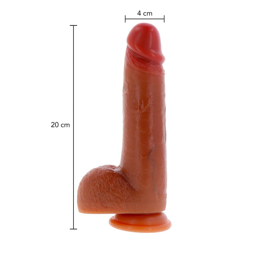 ToyJoy Get Real Silicone Prepúcio Dildo 8 Polegadas