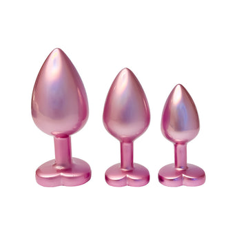 Juego de tapones anales Gleaming Love Pearl Pink