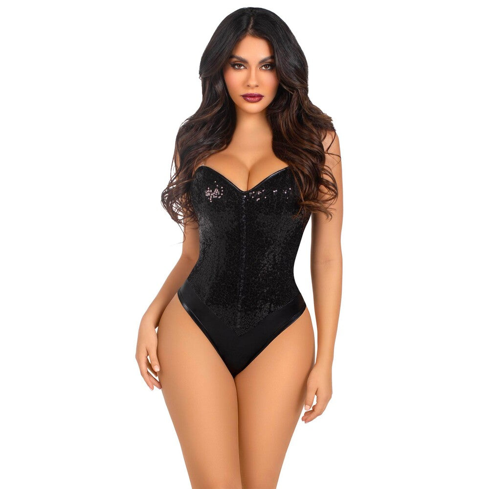 Leg Avenue Sequin Bodysuit Size: Large