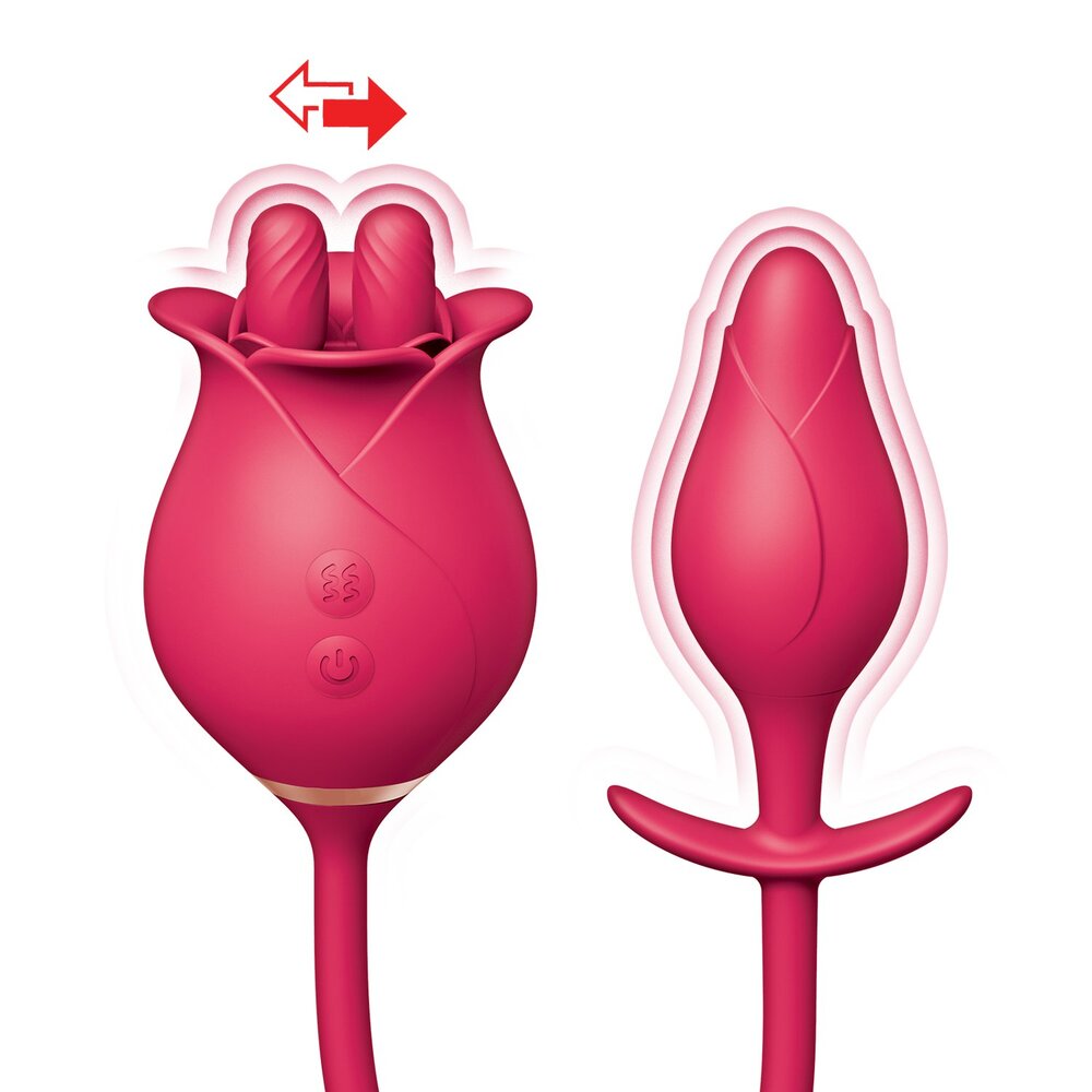 Juego de tapón de placer para masajeador de dedos Clit-Tastic Tulip