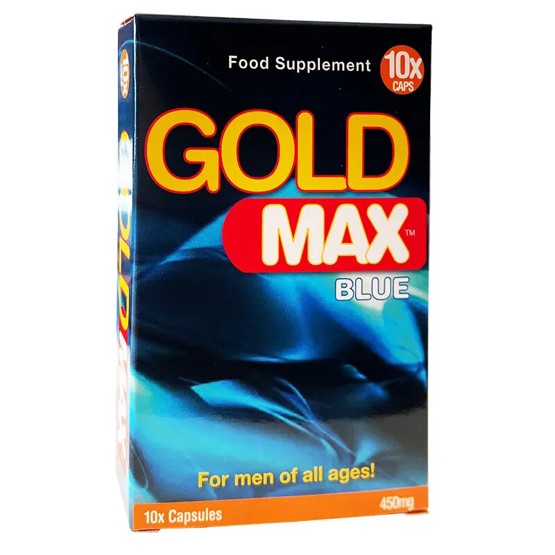 Gold Max Blue para homens, pacote com 10 unidades