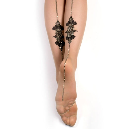Ballerina Fantasy Hold Up Stockings Size: L/XL
