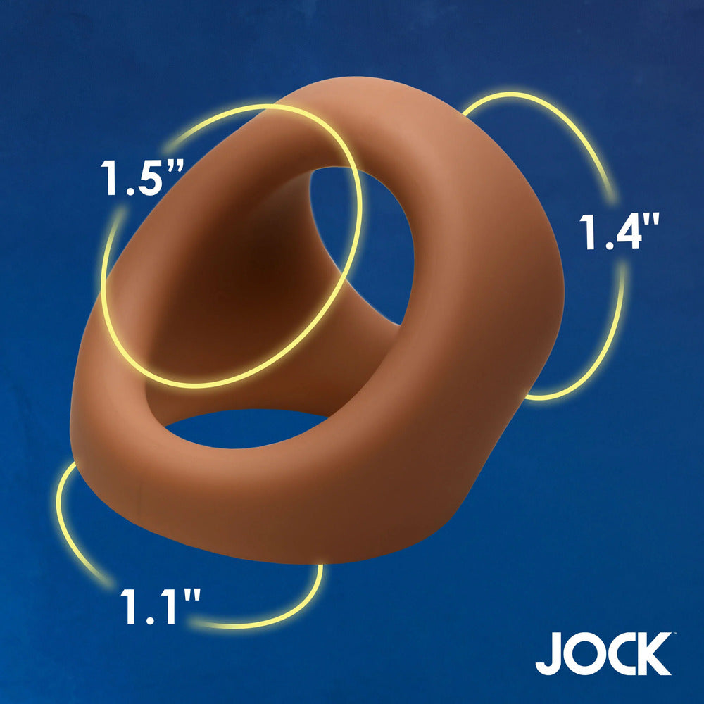 JOCK Silicone Cock and Ball Ring Medium