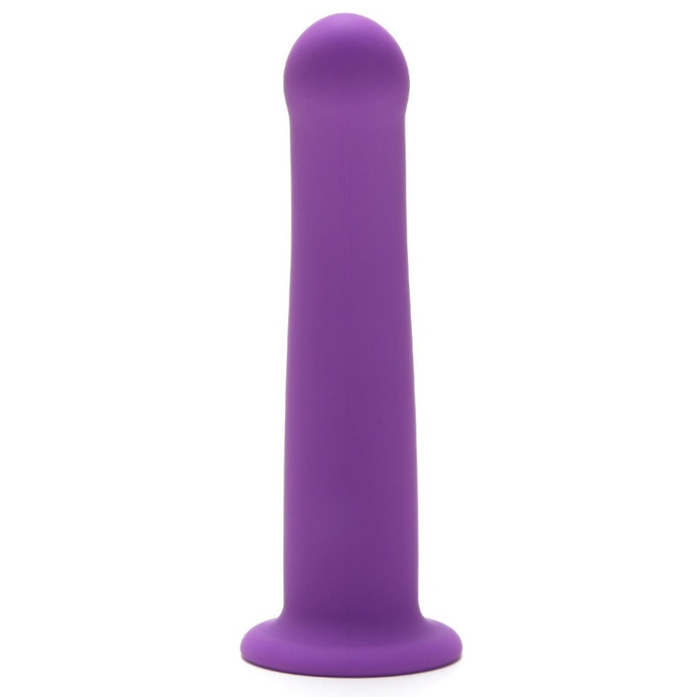 Eu, você, nós, dildo de silicone curvo de 7 polegadas