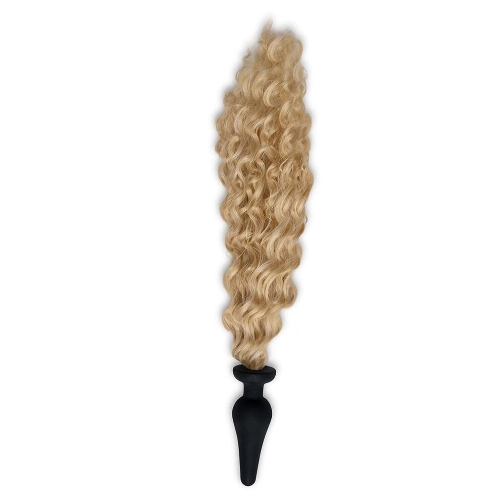 Plugue anal de silicone para rabo de cavalo Furry Tales