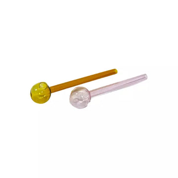 10 X Cachimbo de vidro para fumar em formato de globo 15 cm - BL132 - GS1054