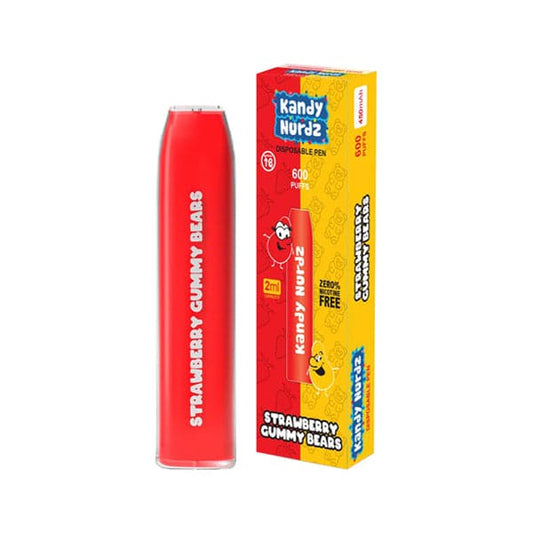 15mg Kandy Nurdz Bar Disposable Vape Pen 600 Puffs