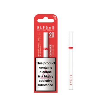 20mg ELF Bar Cigalike Pod descartável Vape 400 Puffs