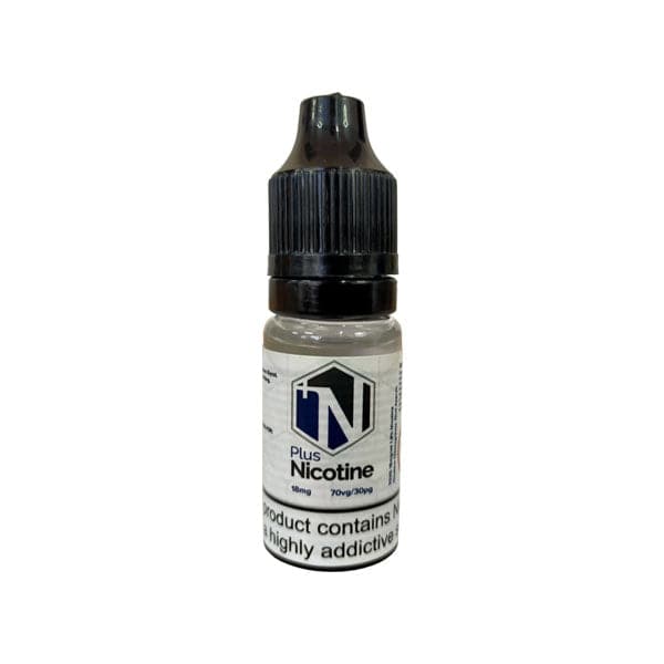 Inyección de nicotina sin sabor de 18 mg Plus de nicotina, 10 ml (70 VG)