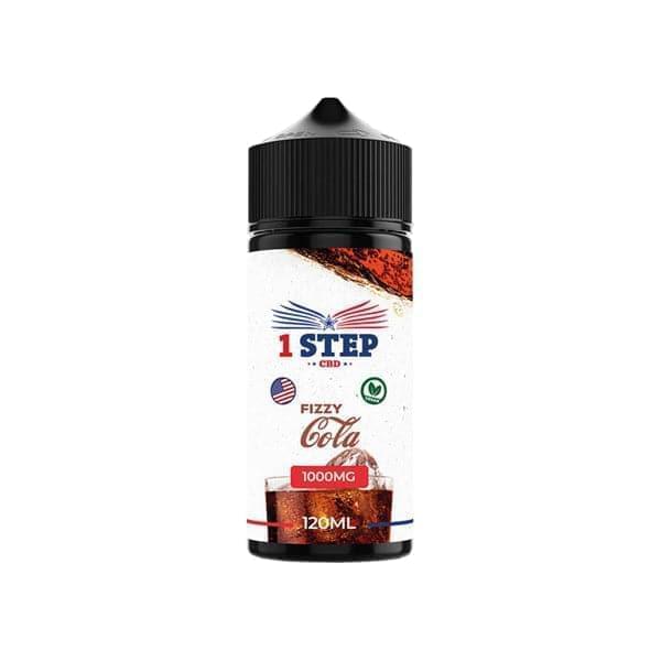 1 Step CBD 1000mg CBD E-líquido 120ml (COMPRE 1 E GANHE 1 GRÁTIS)