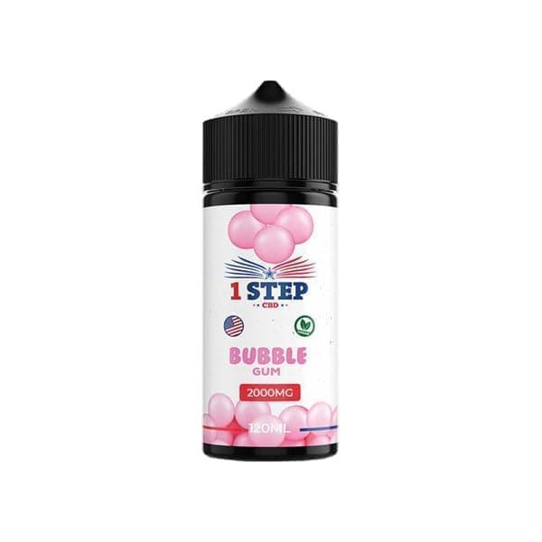 1 Step CBD 2000mg CBD E-líquido 120ml (COMPRE 1 E GANHE 1 GRÁTIS)