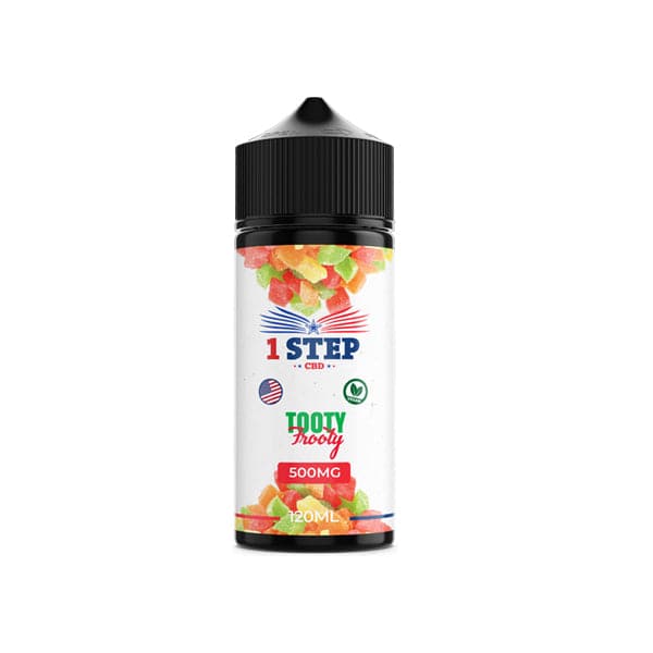 1 Step CBD 500mg CBD E-líquido 120ml (COMPRE 1 E GANHE 1 GRÁTIS)