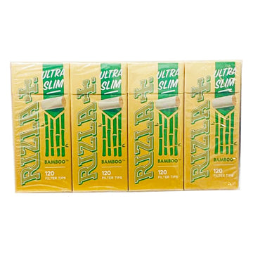 Paquete de 20 filtros ultradelgados de bambú Rizla