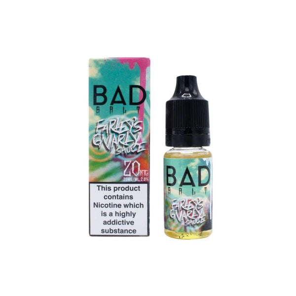 Caducado: Sales de nicotina Bad Drip de 20 mg, 10 ml (50 VG/50 PG)